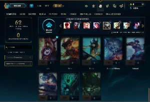 Mestre com 40 Champs e 9 Skins ( 106 PDL ) - League of Legends LOL