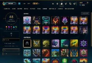 Mestre com 40 Champs e 9 Skins ( 106 PDL ) - League of Legends LOL