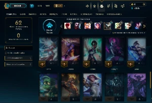 Mestre com 40 Champs e 9 Skins ( 106 PDL ) - League of Legends LOL