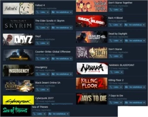 Steam com Back 4 Blood Cyberpunk Fallout 4 Dayz e muito mais