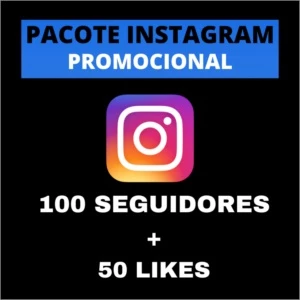 PACOTE INSTAGRAM 100 Seguidores + 50 likes - Outros