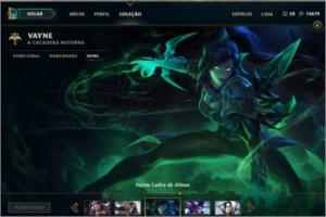 Conta platina 1 com todos campeões - League of Legends LOL