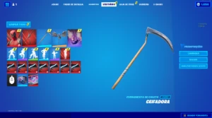 Conta De Fortnite Com Muita Coisa E Picareta 1 Season