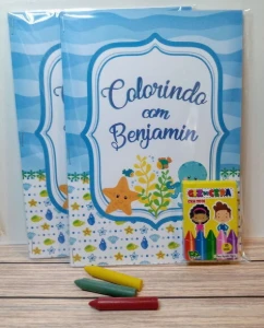 Livrinho de Colorir Personalizado - Artesanato e Personalizados
