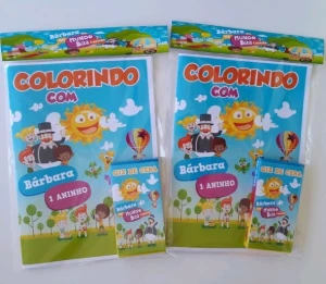 Livrinho de Colorir Personalizado - Artesanato e Personalizados