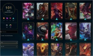 Conta LoL | Plat 4 |101 Skins | 135 Campeões - League of Legends