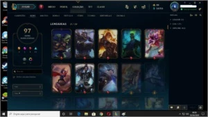 CONTA LEAGUE OF LEGENDS - SKINS ULTIMATE E LENDÁRIAS LOL