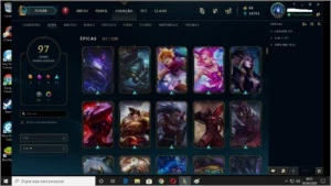 CONTA LEAGUE OF LEGENDS - SKINS ULTIMATE E LENDÁRIAS LOL