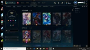CONTA LEAGUE OF LEGENDS - SKINS ULTIMATE E LENDÁRIAS LOL