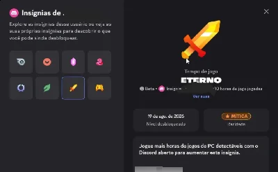 Conta Discord 2016 + 3 Badges Raras