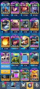 Conta Clash Royale 8 anos 4k Gemas 9 cartas evo