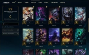 Conta lol lvl 39, gold 4 MMR ALTO - League of Legends