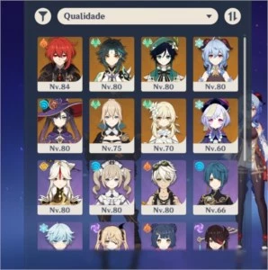 Genshin Impact - Diluc, Xiao, Ganyu, Mona, Venti, Jean,QiQi