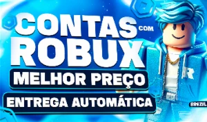 Conta com 1200 Robux - Roblox