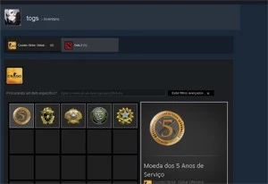 vendo conta na steam com csgo e varios jogos - Outros