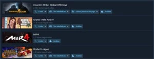 vendo conta na steam com csgo e varios jogos - Outros