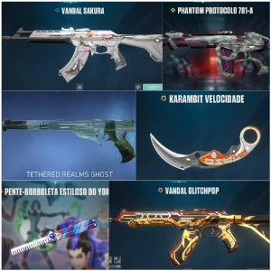 Conta C/ 27 Skins-Vandal Sakura🧙Glitchpop E Butterfly 🧙‍♂️ - Valorant