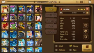 Conta global starter com Okeanos - Summoners War