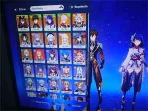 Ar 56 Hu tao Zhongli Itto Kazuha Raiden XIAO todos t4 - Genshin Impact