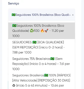 Painel de revendas, de seguidores para redes sociais