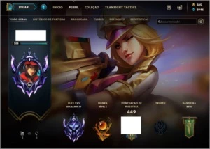 CONTA DIAMANTE DE PRESTÍGIO - League of Legends LOL
