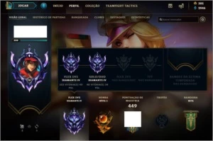 CONTA DIAMANTE DE PRESTÍGIO - League of Legends LOL