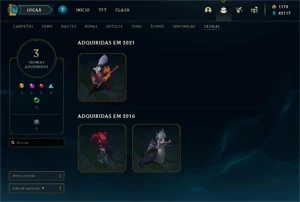 Conta League Of Legends - Season 4 - 92+ skins LOL