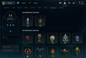 Conta League Of Legends - Season 4 - 92+ skins LOL