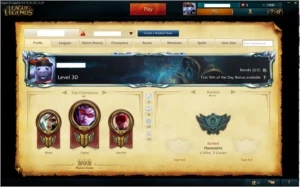 Vendo conta com borda Diamante - League of Legends LOL