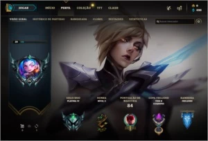 CONTA LOL SMURF PLATINA [70% WINRATE] - League of Legends