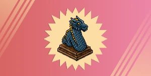 Lâmpada do Dragão Lápis-lazúli - Habbo