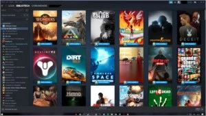 Conta Steam com 56 jogos e nível 35