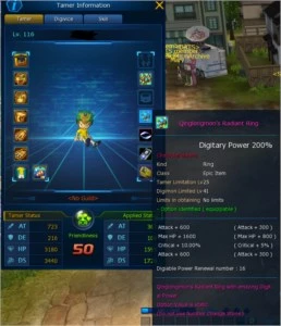 CONTA DMO PRO - Com Jogress e BONS STATUS - Digimon Masters Online