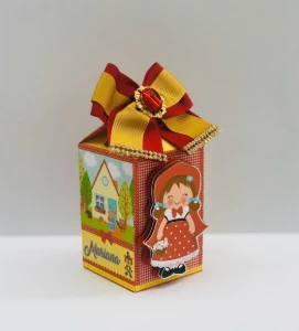 Kit 100 Chapeuzinho Vermelho - Arte Vermelha e Amarela - Artesanato e Personalizados