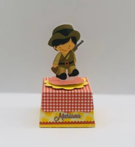 Kit 100 Chapeuzinho Vermelho - Arte Vermelha e Amarela - Artesanato e Personalizados