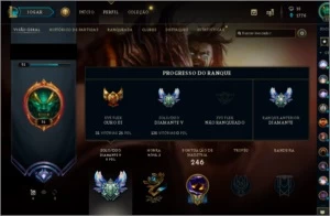 Conta league of legends diamante LOL