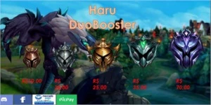 Duoboost e elojob Haru - League of Legends LOL