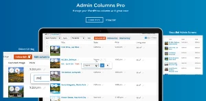 Admin Columns Pro + Addons Premium WordPress