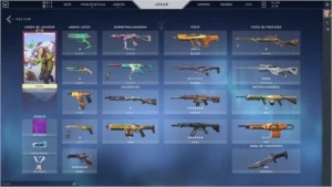 vendo conta valorant com pack saqueadora, entre outras skins