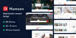 Homzen - SCRIPT Portal Imobiliário Laravel Multilíngue