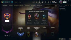 Conta LOL Mestre 2023.1 150 Essências Míticas 80k EA 1400RP - League of Legends