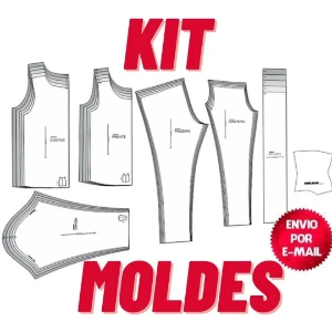 Kit 800 Moldes De Roupas Masculina Feminina Infantil Em PDF - Outros