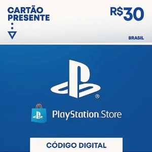 cartão presente sony Playstation 30BRL