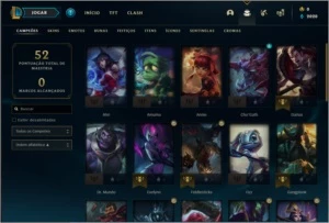 Conta lol platina 4 - League of Legends