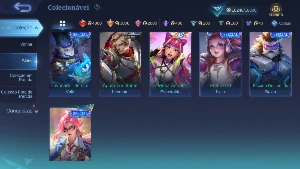 Conta Rica Full Acesso Mobile Legends 91 Skins, Medalha Miti
