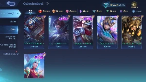 Conta Rica Full Acesso Mobile Legends 91 Skins, Medalha Miti