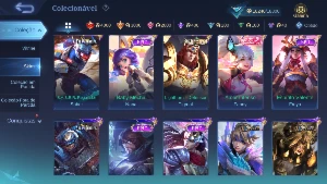 Conta Rica Full Acesso Mobile Legends 91 Skins, Medalha Miti