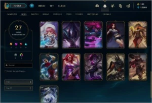 CONTA LOL 2 SKINS PRESTIGIO - League of Legends