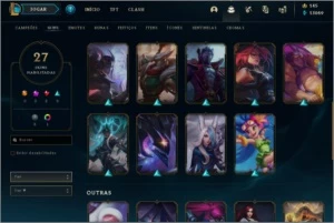 CONTA LOL 2 SKINS PRESTIGIO - League of Legends