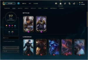 CONTA LOL 2 SKINS PRESTIGIO - League of Legends